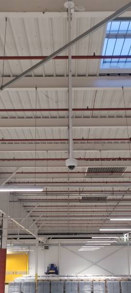 Sécurité Logistique à Corbas : Installation de dômes anti-vandale Hikvision