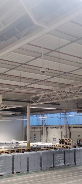 Sécurité Logistique à Corbas : Installation de dômes anti-vandale Hikvision